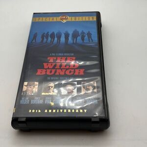 THE WILD BUNCH VHS‎ Tape Clamshell Western Special Edition 30th Anniversary